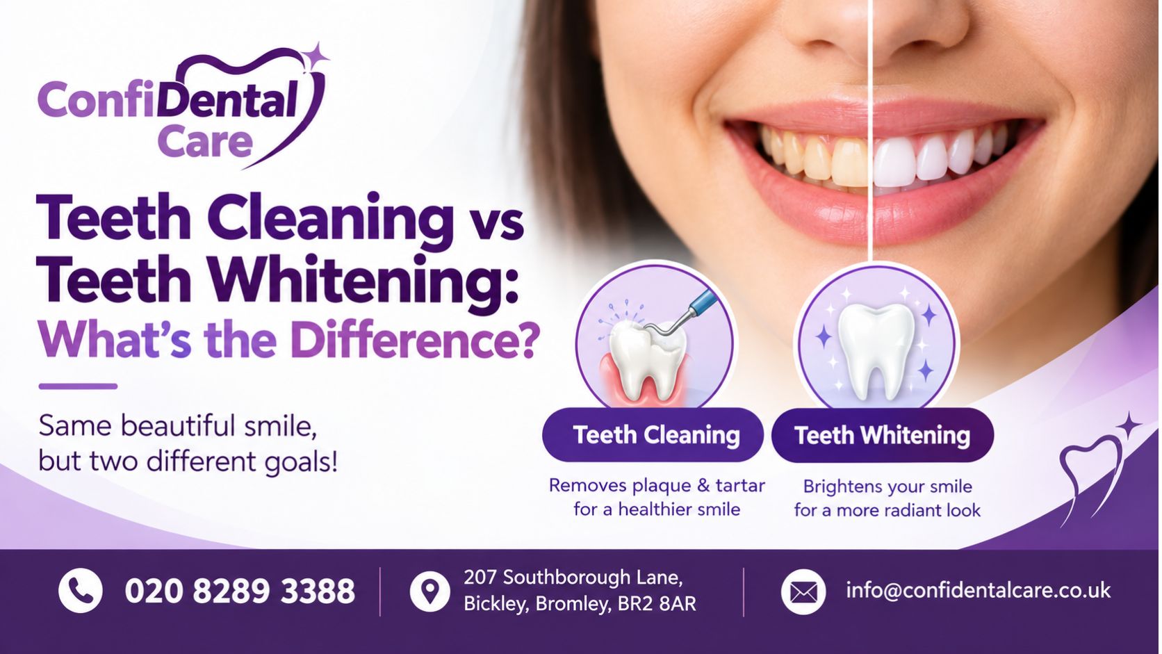 Teeth Cleaning vs Teeth Whitening: What's the Difference?